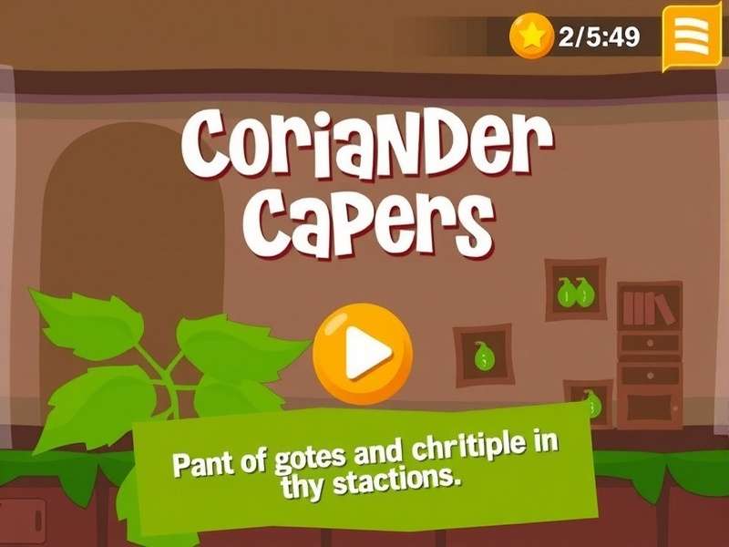 Coriander Capers Game Screenshot